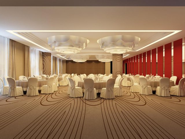 restaurant space 099 3D Model .c4d .max .obj .3ds .fbx .stl .blend 