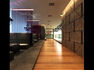 espa&ccedil;o restaurante 103 Modelo 3D