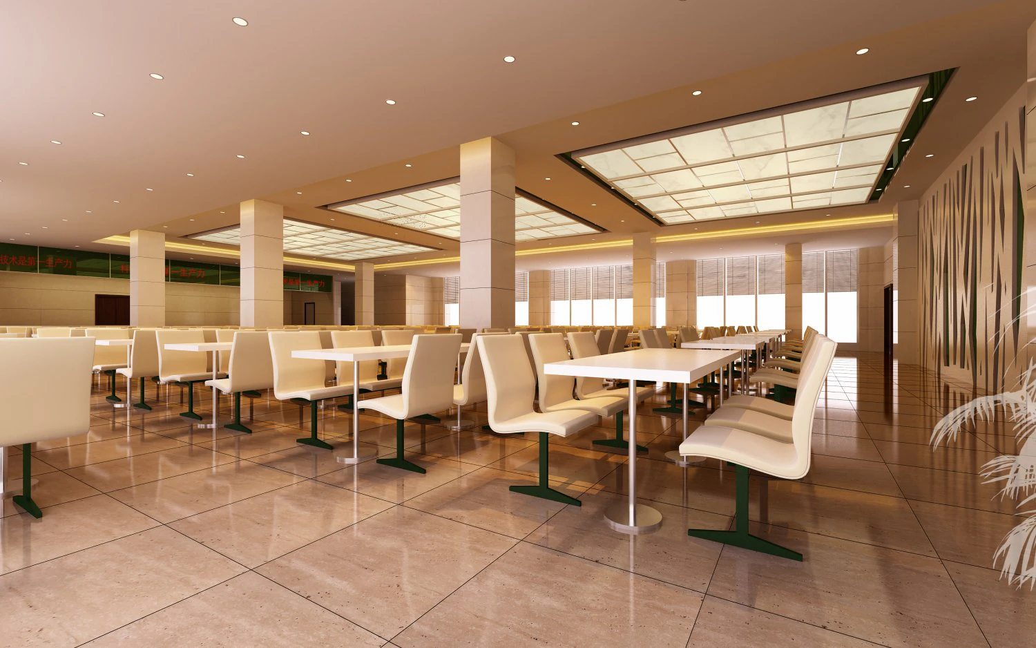 restaurant space 104 3D Model .c4d .max .obj .3ds .fbx .stl .blend 