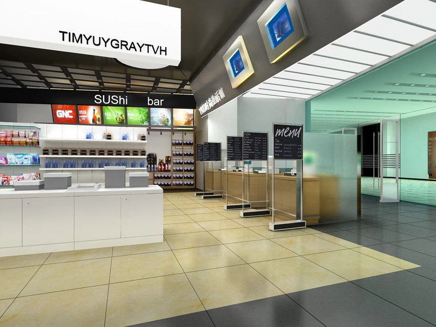 restaurant space 106 3D Model .c4d .max .obj .3ds .fbx .stl .blend 