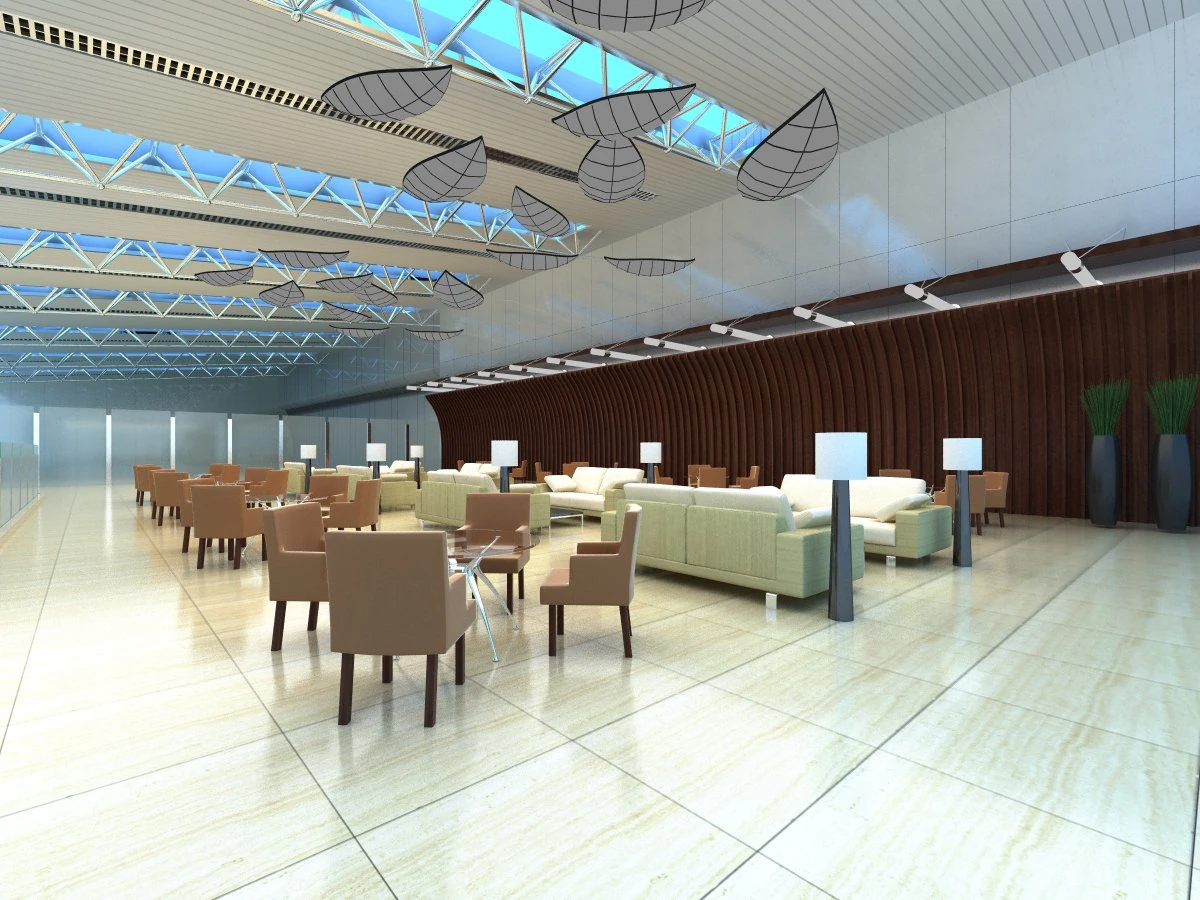 restaurant space 107 3D Model .c4d .max .obj .3ds .fbx .stl .blend 