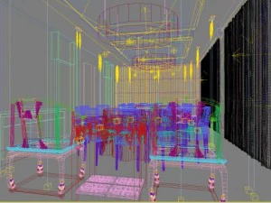 restaurant space 109 3D Model