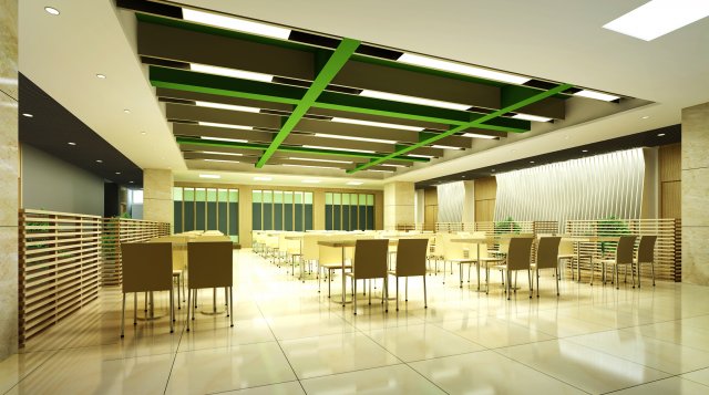 restaurant space 112 Modelo 3D .c4d .max .obj .3ds .fbx .stl .blend 