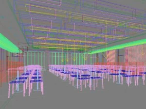 restaurant space 112 3D Model