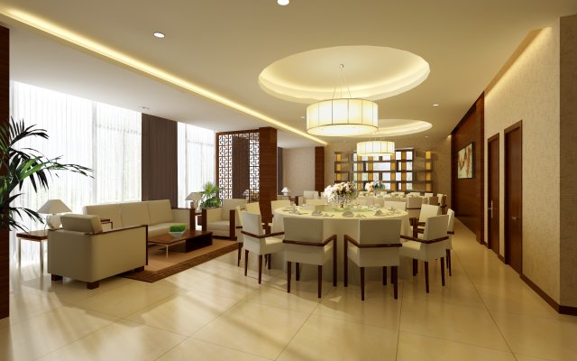 restaurant space 113 3D Model .c4d .max .obj .3ds .fbx .stl .blend