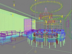 restaurant space 113 3D Model