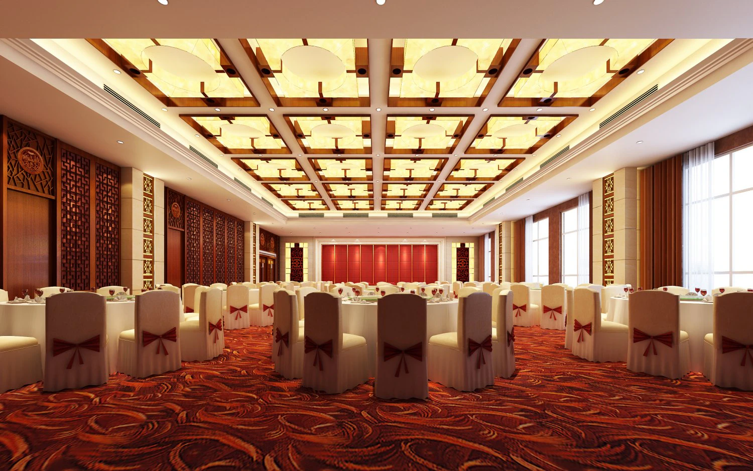 restaurant space 115 3D Model .c4d .max .obj .3ds .fbx .stl .blend 