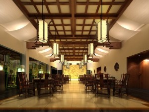 restaurant space 116 3D Model