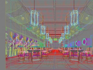 restaurant space 116 3D 模型