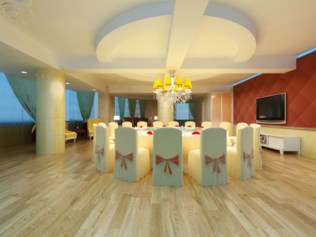 restaurant space 118 Modèle 3D .c4d .max .obj .3ds .fbx .stl .blend 