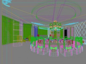 restaurant space 118 Modèle 3D