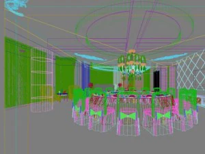restaurant space 118 3D Model