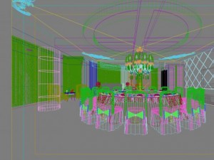 restaurant space 119 Modèle 3D