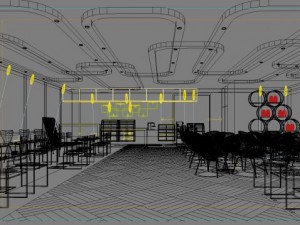 restaurant space 102 3Dモデル