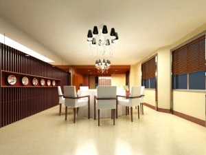 spazio ristorante 121 Modello 3D