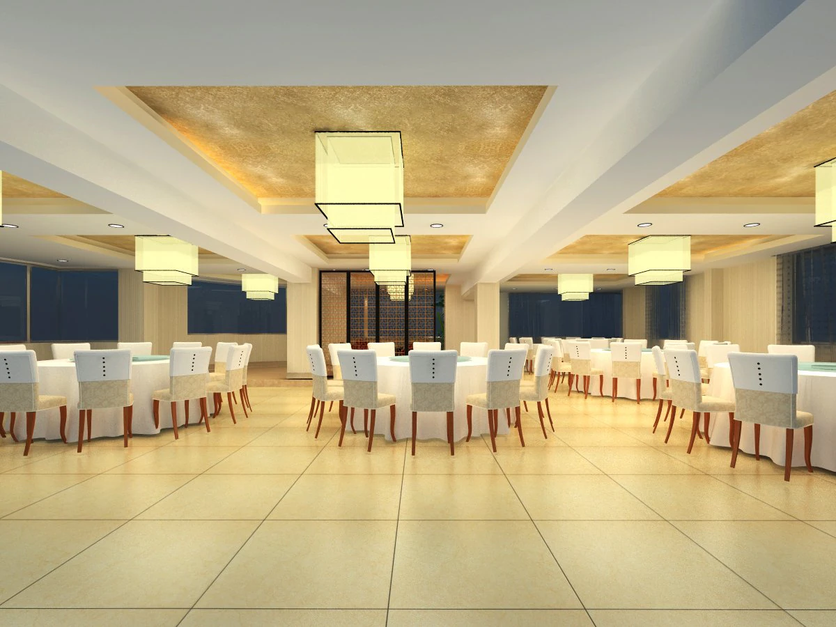 restaurant space 122 3D Model .c4d .max .obj .3ds .fbx .stl .blend 