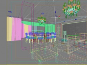 restaurant space 124 3D 模型