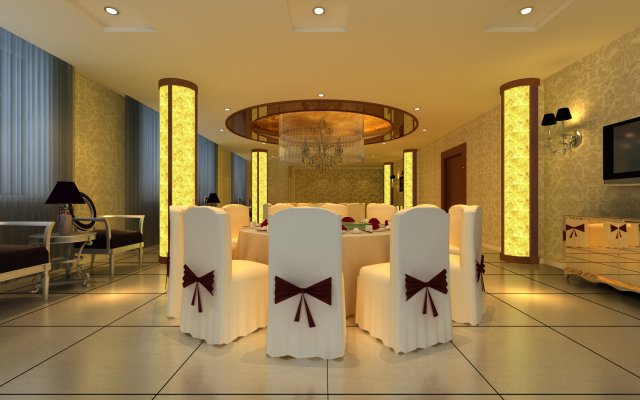 restaurant space 153 Model 3D .c4d .max .obj .3ds .fbx .stl .blend 
