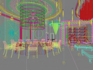 restaurant space 141 Modèle 3D