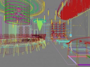 restaurant space 143 3D Model