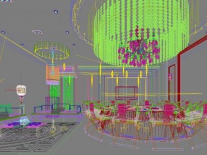 restaurant space 144 Modèle 3D