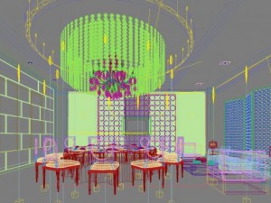 restaurant space 146 Modelo 3D