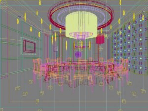 restaurant space 148 3Dモデル