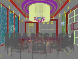 restaurant space 140 3Dモデル