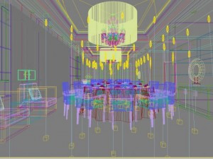 restaurant space 138 Modèle 3D