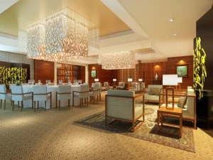 przestrzeń restauracyjna 137 Model 3D