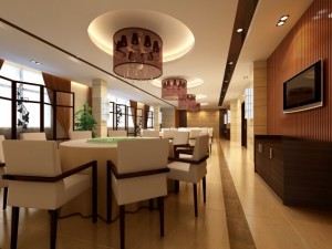 restaurant space 134 3D 모델