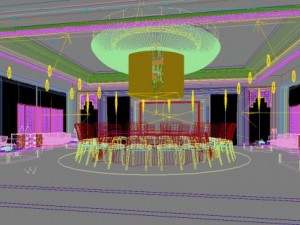 restaurant space 130 3D Модель