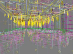 restaurant space 135 3D Model