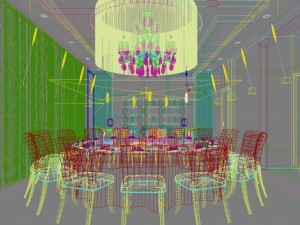 restaurant space 133 3D 模型