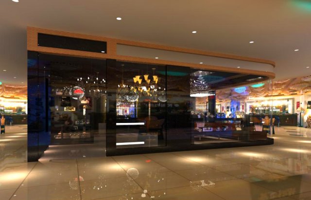 store spaces 008 3D 모델 .c4d .max .obj .3ds .fbx .stl .blend 