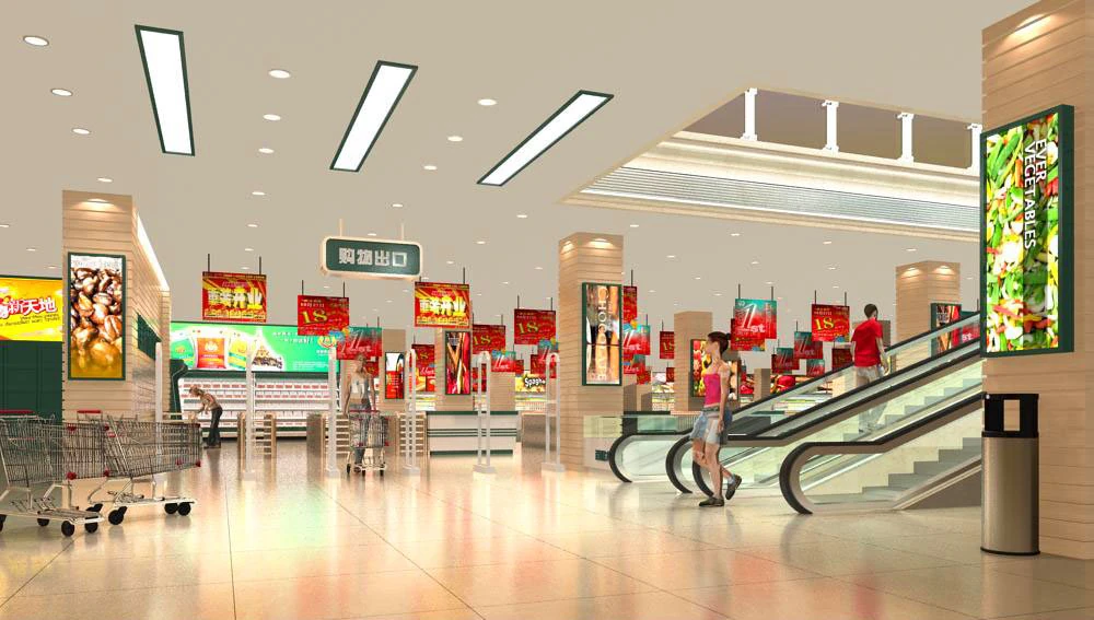 store spaces 012 3D Model .c4d .max .obj .3ds .fbx .stl .blend 