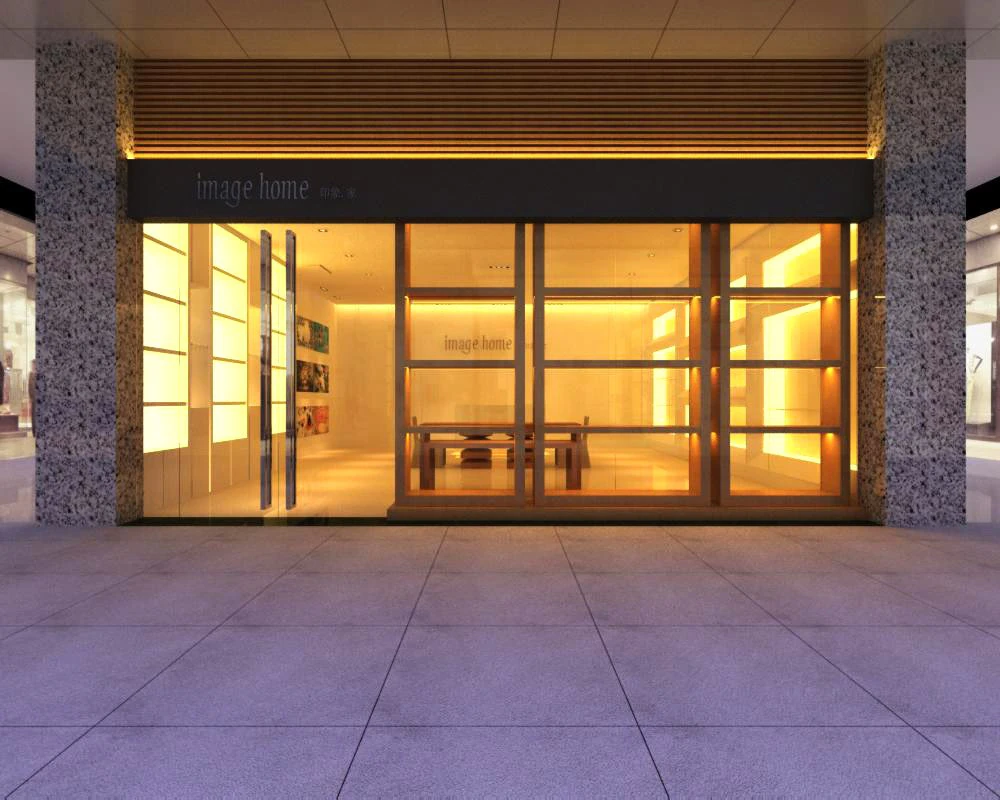 store spaces 023 3D Model .c4d .max .obj .3ds .fbx .stl .blend 