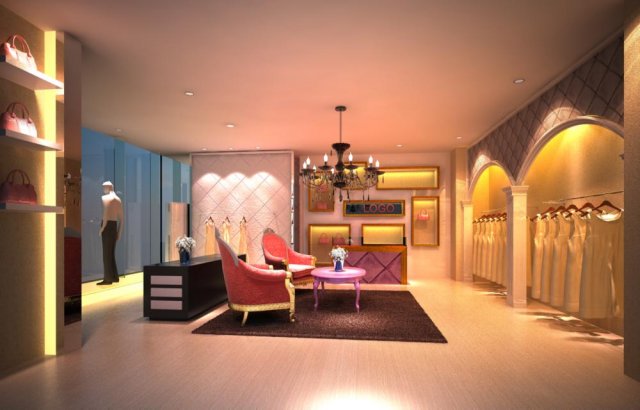 store spaces 033 3D Model .c4d .max .obj .3ds .fbx .stl .blend 