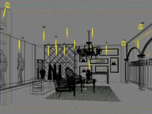 store spaces 033 3D Model