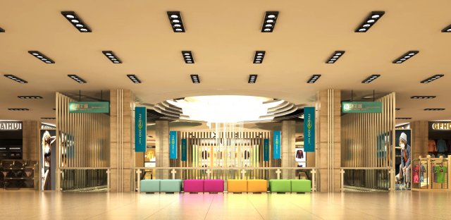 store spaces 014 3D Model .c4d .max .obj .3ds .fbx .stl .blend 