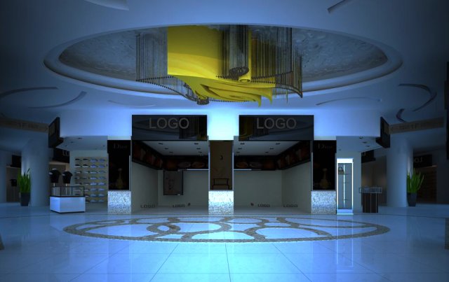store spaces 025 3D Model .c4d .max .obj .3ds .fbx .stl .blend 