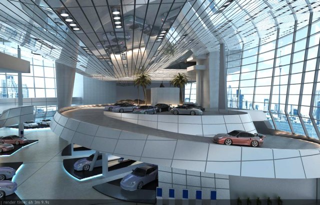 store spaces 006 3D Model .c4d .max .obj .3ds .fbx .stl .blend 
