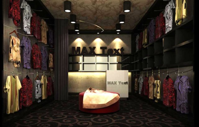store spaces 009 3D 模型 .c4d .max .obj .3ds .fbx .stl .blend 