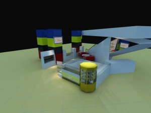 store spaces 035 Modello 3D
