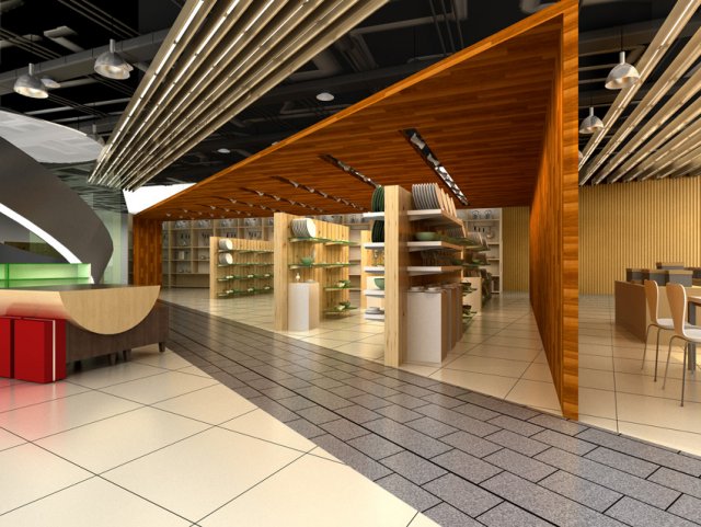 store spaces 040 3Dモデル .c4d .max .obj .3ds .fbx .stl .blend