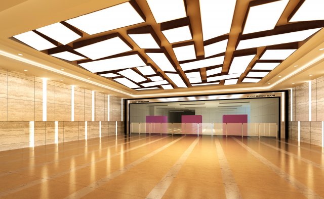 aisle spaces 008 3D Модель .c4d .max .obj .3ds .fbx .stl .blend 