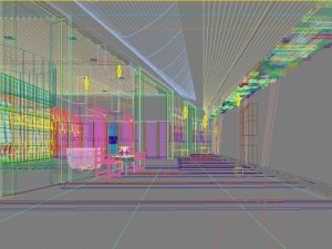 aisle spaces 003 Modello 3D