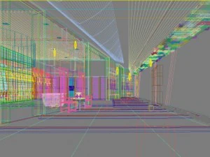 aisle spaces 003 3D Model