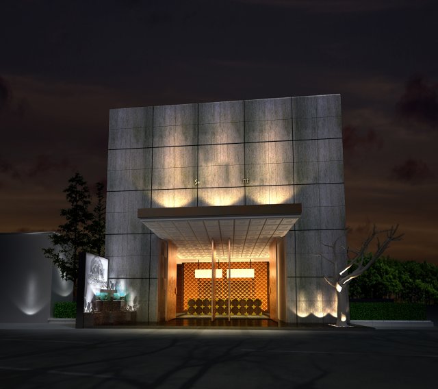 aisle spaces 009 Modello 3D .c4d .max .obj .3ds .fbx .stl .blend 