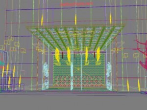aisle spaces 009 Modello 3D